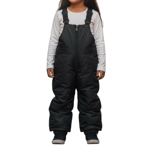Cherokee Black Unisex Snow Bibs 18M - Picture 1 of 7